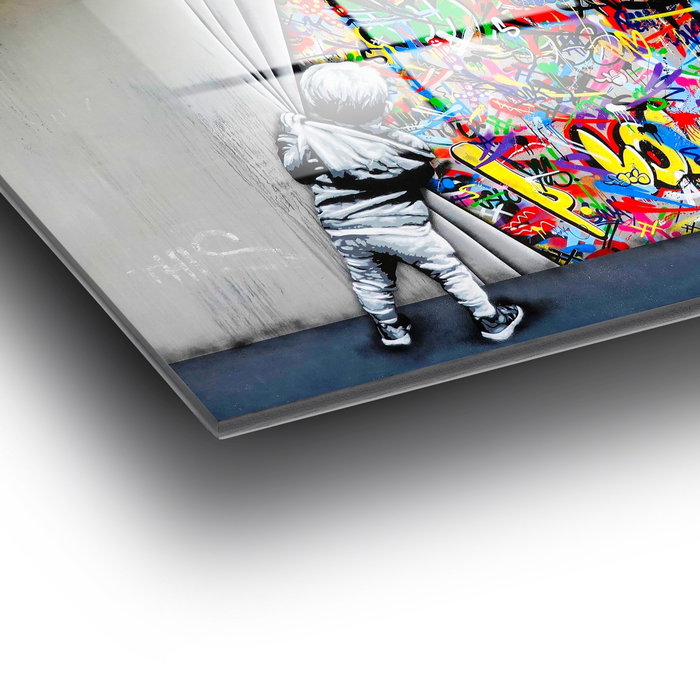 Wallity Pintura Decorativa de Vidrio Templado 70 x 100 cm Multicolor Wallity Pintura Decorativa de Vidrio Templado 70 x 100 cm Multicolor